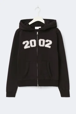 Outlet Gina Tricot 14+ 2 way zip hoodie Bruin