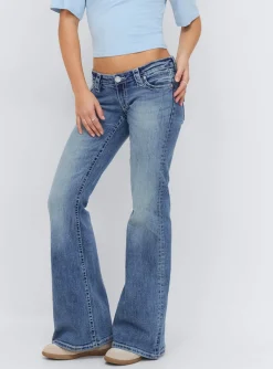New Gina Tricot 14+ delowlow jeans curve Blauw