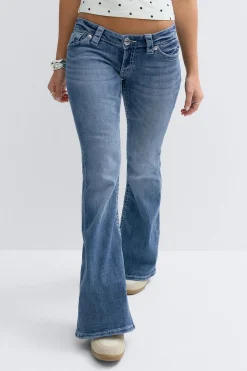 Online Gina Tricot 14+ delowlow jeans petite Blauw