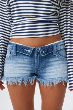 Best Gina Tricot 14+ delulu denim shorts Blauw