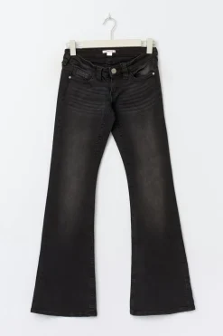 Outlet Gina Tricot 14+ dixie ultra low jeans tall Zwart