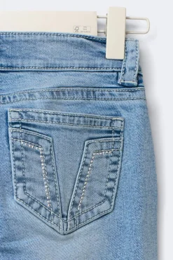 Online Gina Tricot 14+ for real low jeans curve Blauw