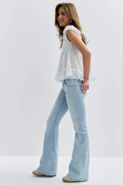 Gina Tricot 14+ for real low tall jeans Blauw