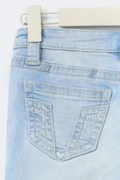 Gina Tricot 14+ for real low tall jeans Blauw