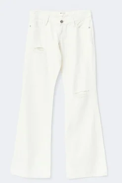 Discount Gina Tricot 14+ hip hug loose jeans Wit