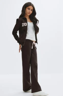 Clearance Gina Tricot 14+ low flare sweatpants tall Bruin