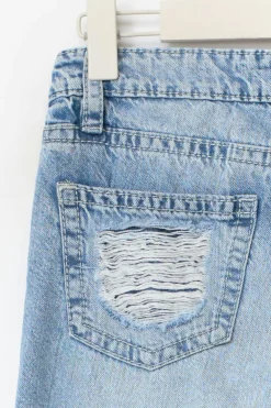 Online Gina Tricot 14+ low loose bootcut jeans Blauw
