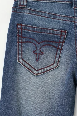 Outlet Gina Tricot 14+ low rise flare jeans Blauw
