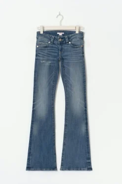 Gina Tricot 14+ low rise flare jeans Blauw