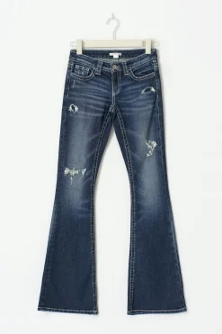 New Gina Tricot 14+ low rise flare jeans tall Blauw