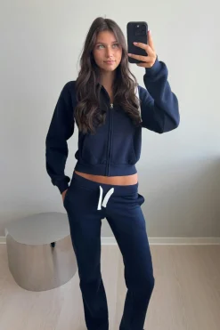 Gina Tricot 14+ low waist sweatpants tall Blauw