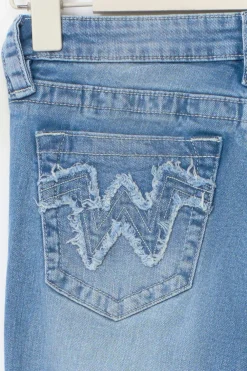 Sale Gina Tricot 14+ runway jeans tall Blauw