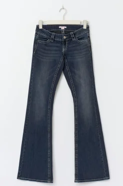 Best Gina Tricot 14+ sparkle low flare jeans Blauw