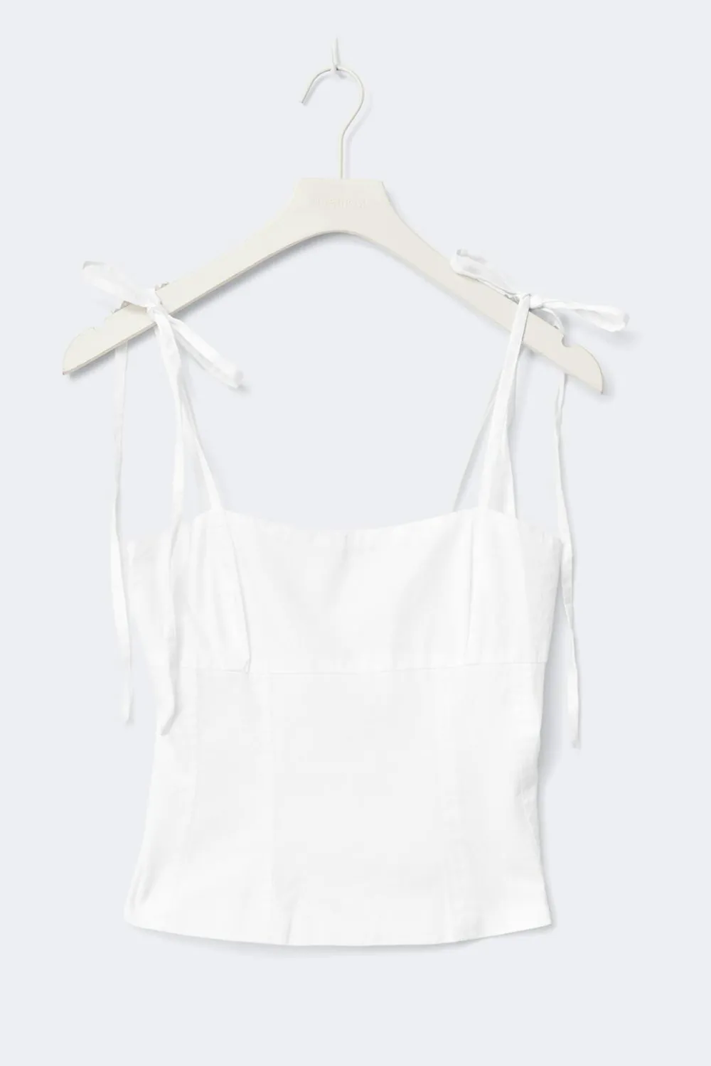 Sale Gina Tricot 14+ tie singlet Wit