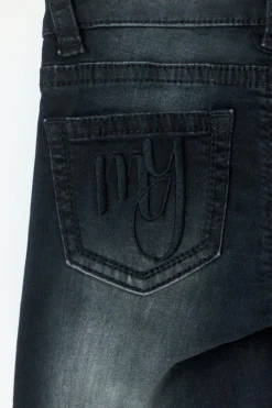 Gina Tricot 14+ ultra low rhinestone jeans Blauw