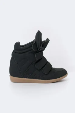 Hot Gina Tricot 14+ wedge sneakers Zwart