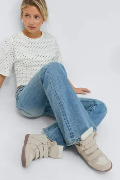 Clearance Gina Tricot 14+ wedge sneakers Beige