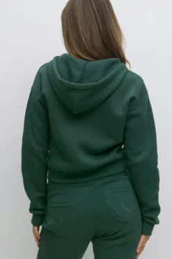 New Gina Tricot 14+ zip hoodie Groen