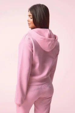Sale Gina Tricot 14+ zip hoodie Roze