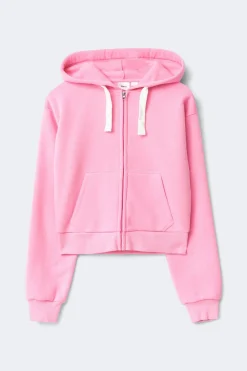 Sale Gina Tricot 14+ zip hoodie Roze