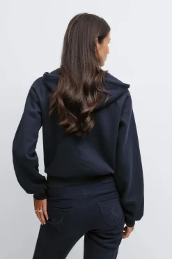 Gina Tricot 14+ zip hoodie Blauw