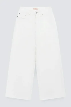 Outlet Gina Tricot Baggy babe jeans Wit