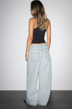 Clearance Gina Tricot Baggy babe jeans Blauw