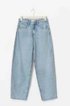 New Gina Tricot Baggy-crush jeans Blauw