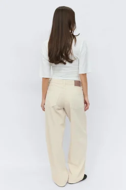 Gina Tricot Baggy-crush jeans Geel