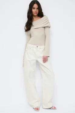 Hot Gina Tricot Balloon jeans Wit