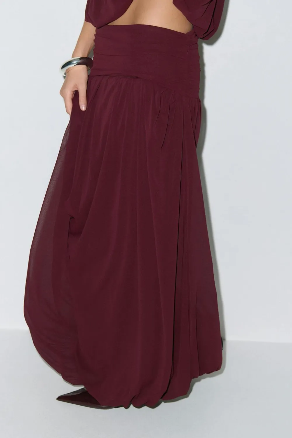 Discount Gina Tricot Balloon maxi skirt Rood