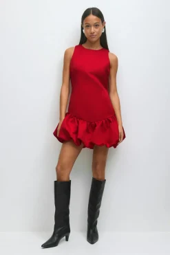 Best Gina Tricot Balloon mini dress Rood