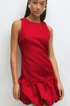 Best Gina Tricot Balloon mini dress Rood