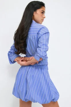 Hot Gina Tricot Balloon skirt Blauw