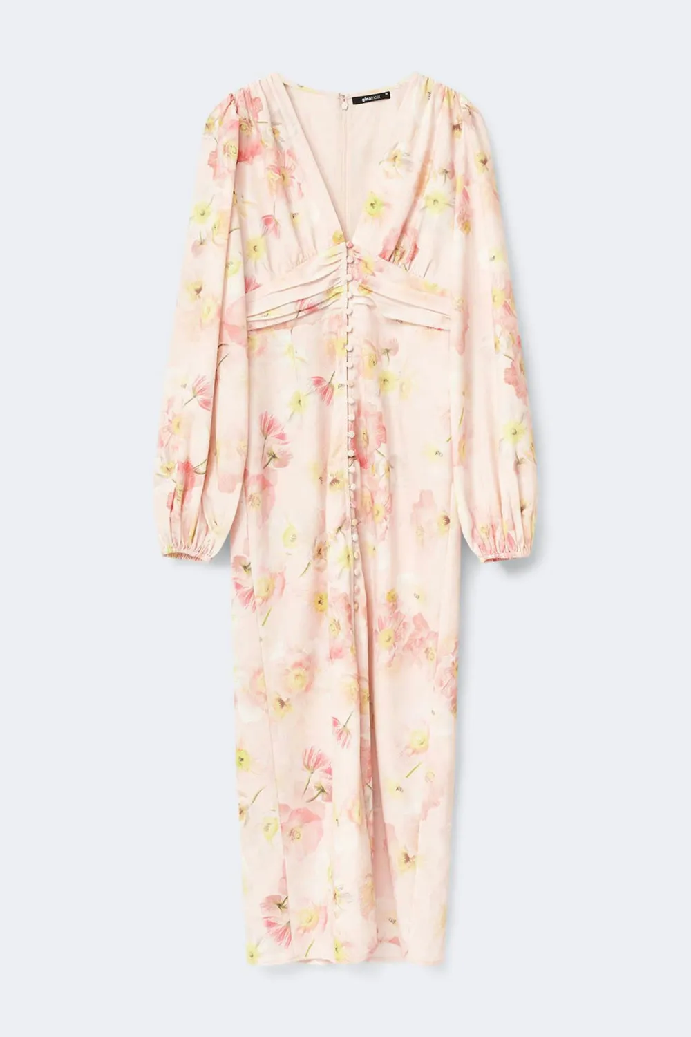 Sale Gina Tricot Balloon sleeve dress Roze