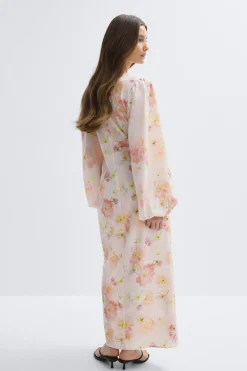 Sale Gina Tricot Balloon sleeve dress Roze