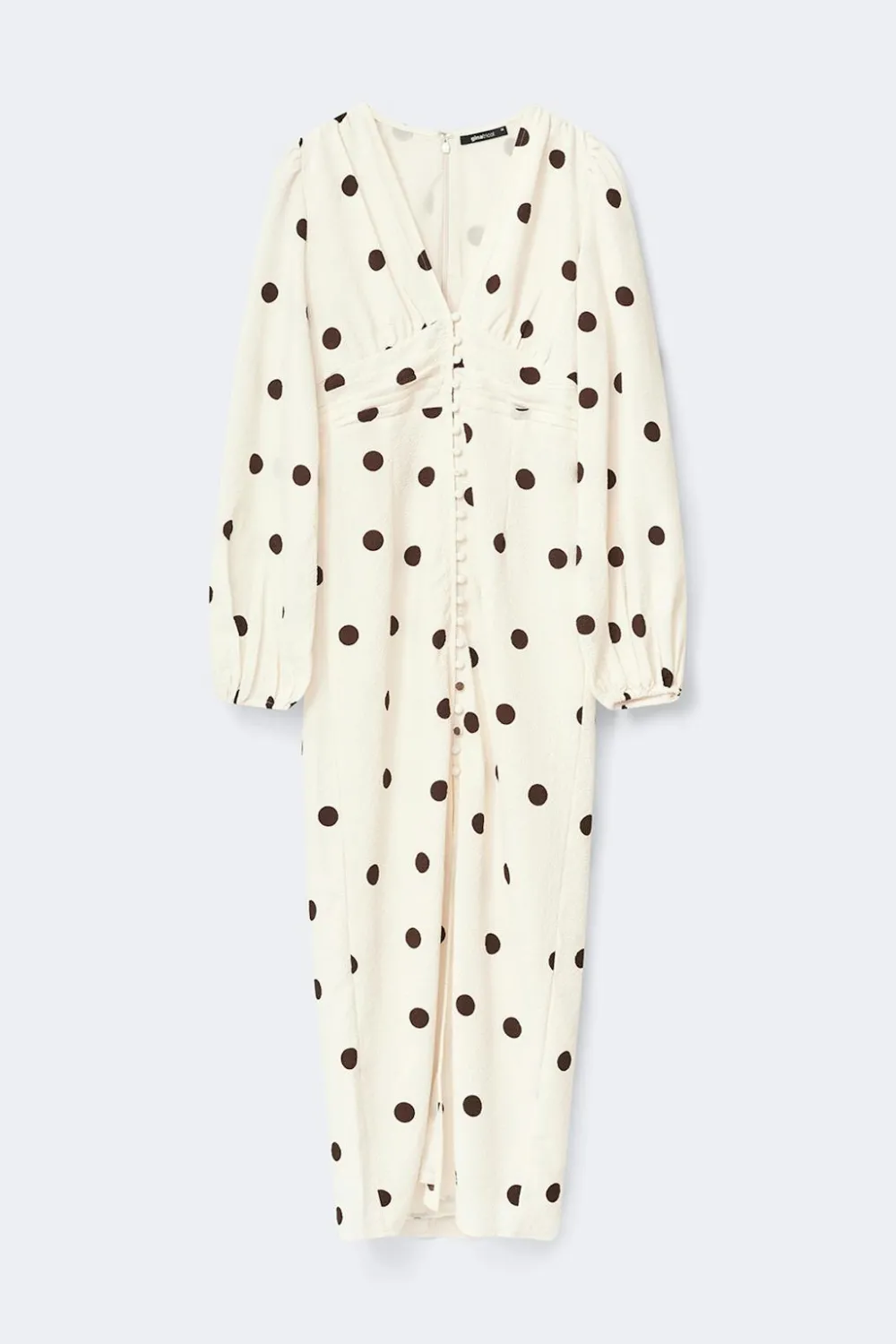 Sale Gina Tricot Balloon sleeve dress Wit