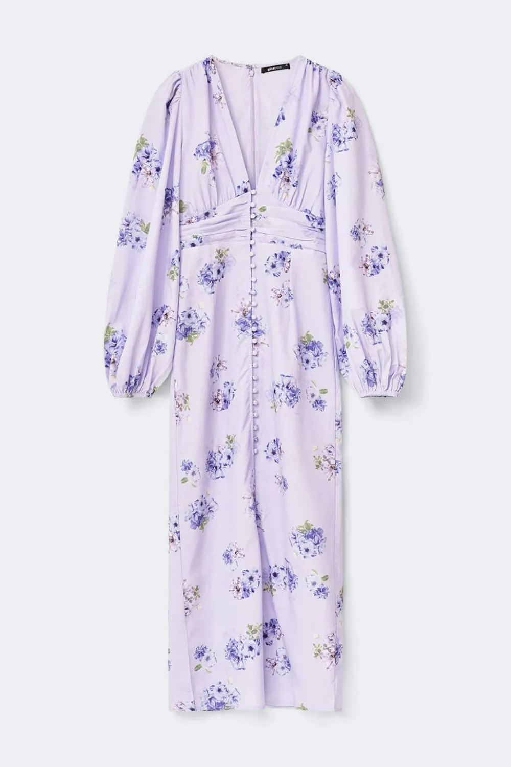 Sale Gina Tricot Balloon sleeve dress Paars