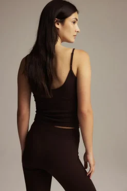 Best Gina Tricot Basic strap singlet Bruin
