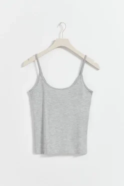 Best Gina Tricot Basic strap singlet Grijsv