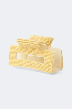 Online Gina Tricot Beaded hair clip Geel