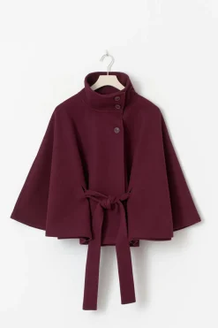 Gina Tricot Belt cape jacket Rood