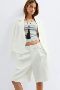 Sale Gina Tricot Bermuda shorts Wit