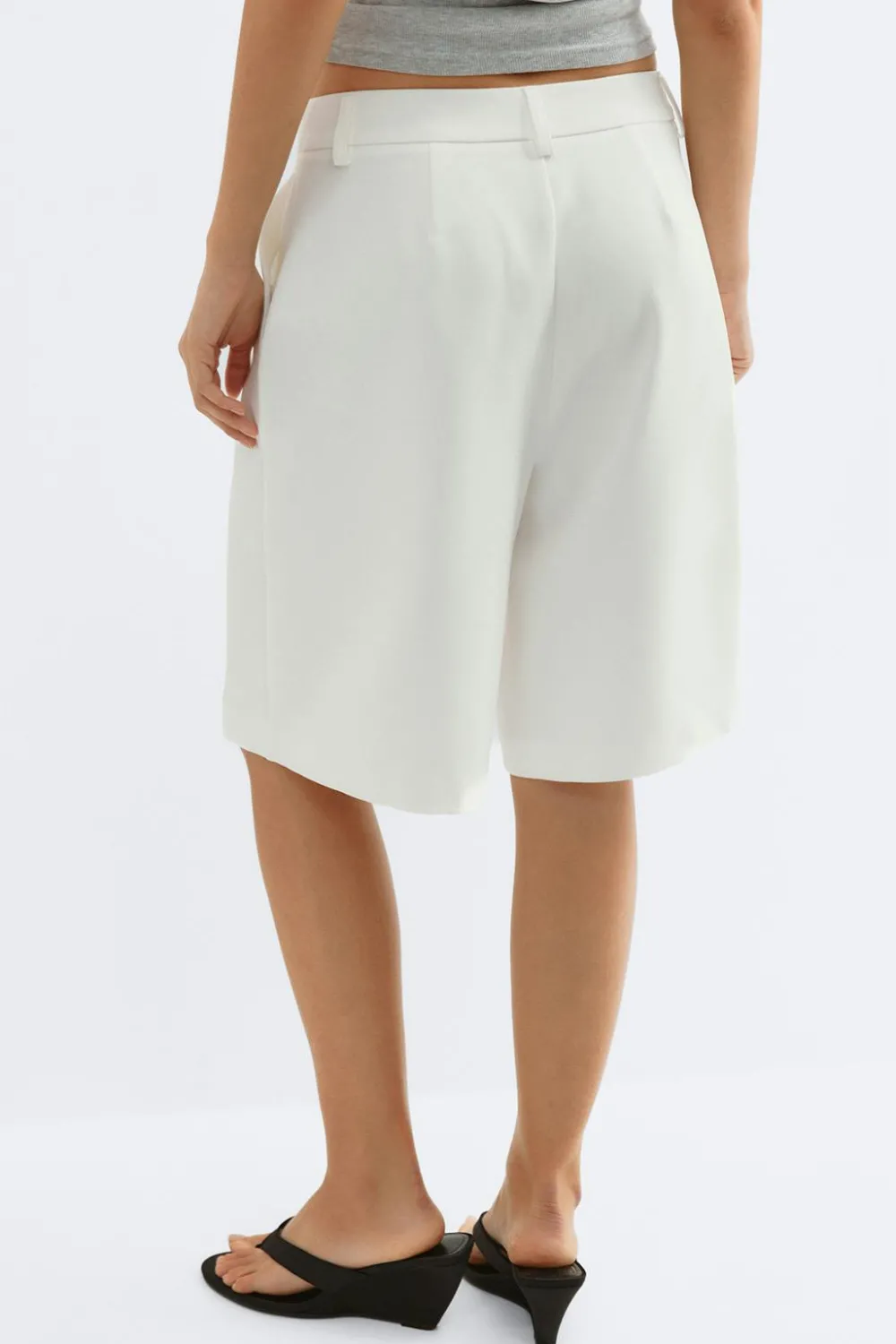 Sale Gina Tricot Bermuda shorts Wit
