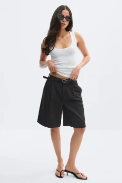 Discount Gina Tricot Bermuda shorts Zwart