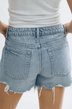 Gina Tricot Blue crush denim shorts Blauw