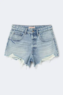 Gina Tricot Blue crush denim shorts Blauw
