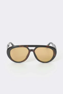 Online Gina Tricot Bold aviator sunglasses Beige