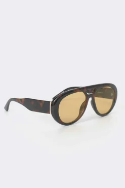 Online Gina Tricot Bold aviator sunglasses Beige
