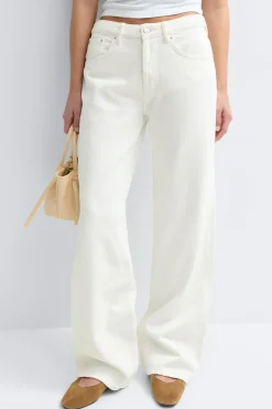 Discount Gina Tricot Boyfriend jeans Wit